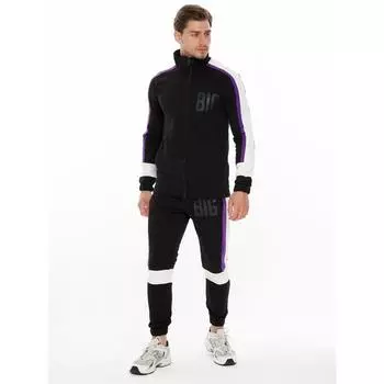 Спортивный костюм мужской, размер 44, цвет чёрный