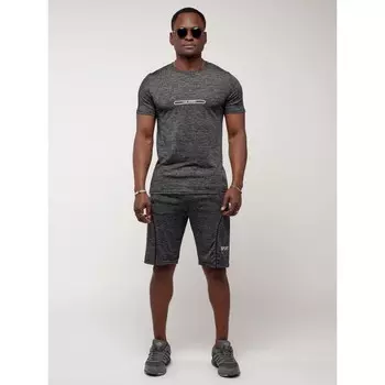 Спортивный костюм мужской, размер 46-48, цвет тёмно-серый