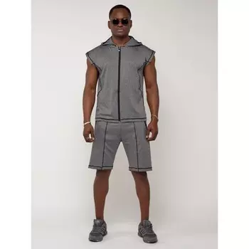 Спортивный костюм мужской, размер 48-50, цвет серый