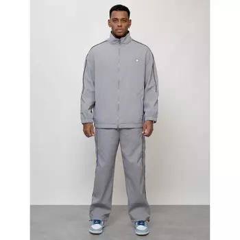 Спортивный костюм мужской, размер 50, цвет серый