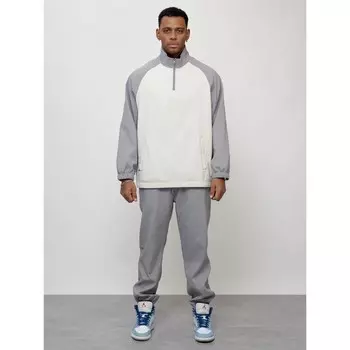 Спортивный костюм мужской, размер 50, цвет серый