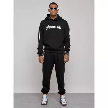 Спортивный костюм мужской, размер 56, цвет чёрный