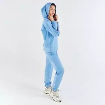 Костюм женский (худи, брюки) MINAKU: Casual Collection, размер 42, голубой