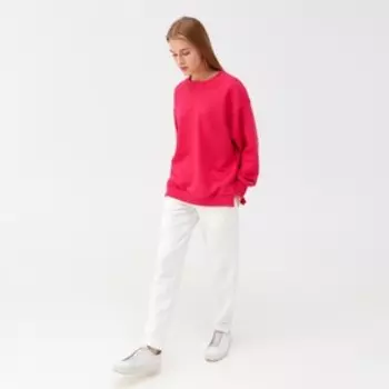 Костюм (свитшот, брюки) MINAKU: Casual Collection цвет фуксия, размер 50