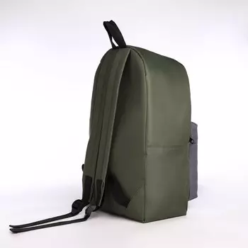 Спортивный рюкзак на молнии TEXTURA, цвет хаки/серый