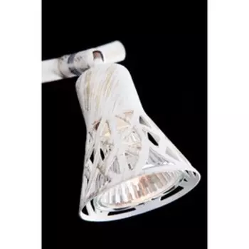 Спот Alaska 3x50Вт G5.3 белый, золотая патина 54x15x14см