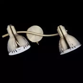 Спот Azimuth 2x40Вт Е14 бронза 35x20x15см