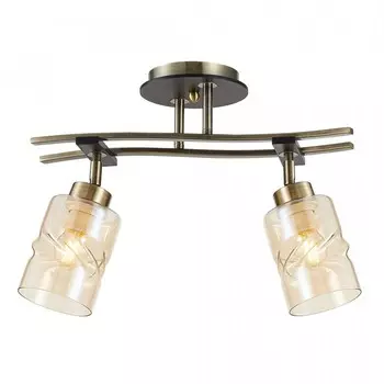 Спот Citilux «Мерида» CL142124, 45х15 см, 3х75Вт, E27, цвет коричневый