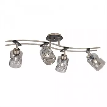Спот Citilux «Мерида» CL142145, 81х14,5 см, 4х75Вт, E27, цвет серый