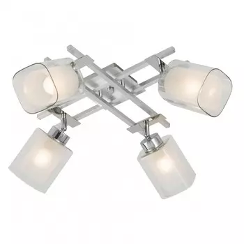 Спот Citilux «Риволи» CL104140, 42,5х42,5 см, 4х75Вт, E27, цвет серый