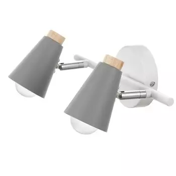 Спот «Конус» 240 Вт Е27 серый 301216 см