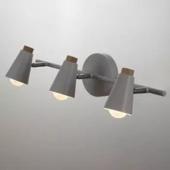 Спот "Конус" 3х40Вт Е27 белый 50х17х17 см