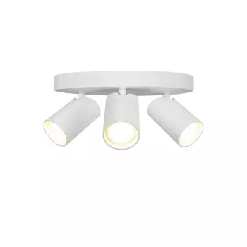 Спот Mantra Sal, GU10, 3х10Вт, 128 мм, цвет матовый белый