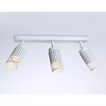 Спот настенно-потолочный поворотный со сменной лампой Ambrella light, Techno family, TN51688, 3хGU10, цвет белый