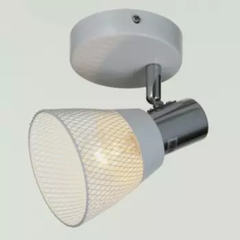 Спот Онега 1х40Вт Е14 белый 18х10х15см