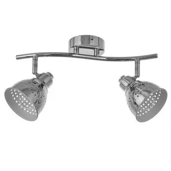 Спот Пэрис 2х40Вт Е14, хром 35х20х15 см