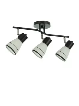 Спот потолочный «Айрис», 3хЕ14, 40 Вт, черный, 541822 см