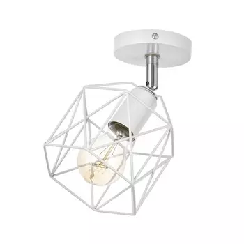 Спот «Прямоугольник» Е27 40 Вт белый 14.518 см