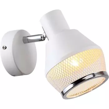 Спот Vekta 1xE14 40Вт, размер 10x19x14 см, цвет белый и хром