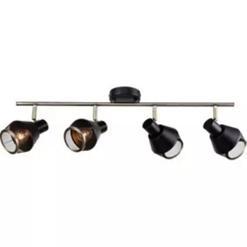 Спот Vekta 4xE14 40Вт, размер 71,5x10x22 см, цвет чёрный и бронза