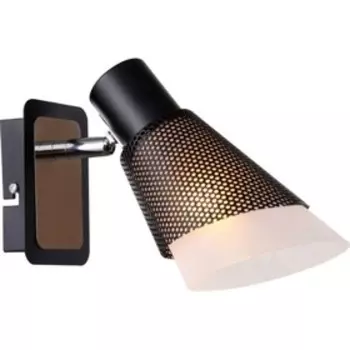 Спот Vesto 1xE14 40Вт, размер 20,5x8,5x13 см, цвет чёрный и хром