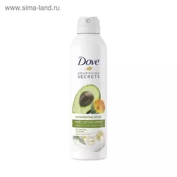 Спрей-лосьон для тела Dove авокадо и экстракт календулы, 190 мл