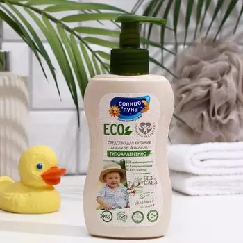 Средство для купания мягкое детское «Солнце и луна», облепиха и алоэ, 200 мл