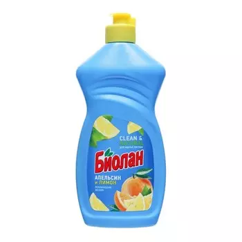 Средство для мытья посуды Биолан Бальзам "Апельсин и Лимон", 400 гр