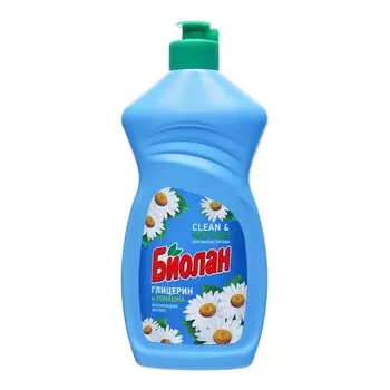 Средство для мытья посуды Биолан "Глицерин и Ромашка", 400 гр