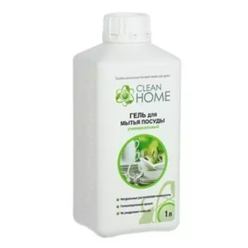 Средство для мытья посуды Clean home, запасной блок, 1 л