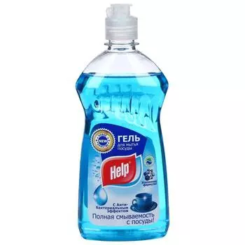 Средство для мытья посуды Help, антибактериальное, 500 мл