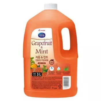 Средство для мытья посуды Mukunghwa Grapefruit&Mint Dishwashing Detergent, 3 л