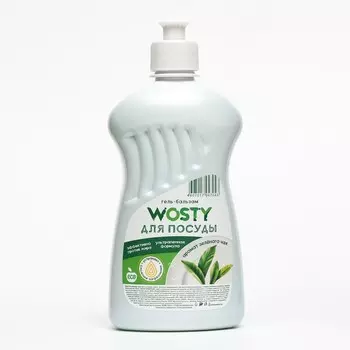 Средство для мытья посуды Wosty "Зеленый чай", 500 мл