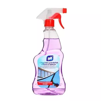 Средство для мытья стёкол Help, Антизапотевающий эффект, триггер, 500 мл
