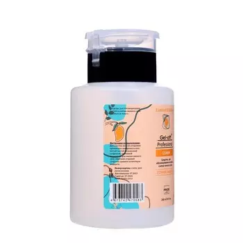 Средство для обезжиривания ногтей и снятия липкого слоя GEL-OFF сочное манго, 200 мл