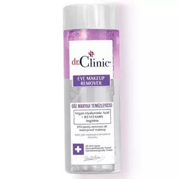 Средство для снятия макияжа с глаз Dr.Clinic, двухфазное, 150 мл