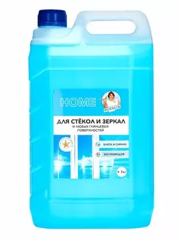 Средство для стекол Hermes Industry GLASS HOME с ароматом морской свежести, 4.7 кг