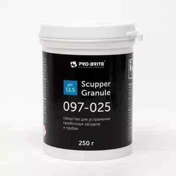 Средство для устранения пробочных засоров в трубах Scupper Granule, 250 г