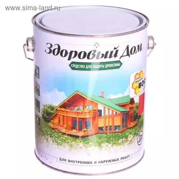 Средство для защиты древесины, рябина, 3 л