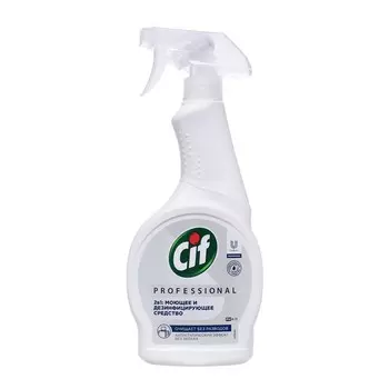 Средство моющее дезинфицирующее 2в1 CIF PROFESSIONAL, концентрированное, 500 мл