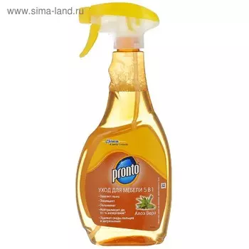 Средство-уход для мебели Рronto «Алоэ вера» 5в1, 500 мл