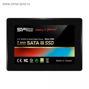 SSD накопитель Silicon Power S55 240Gb (SP240GBSS3S55S25) SATA-III