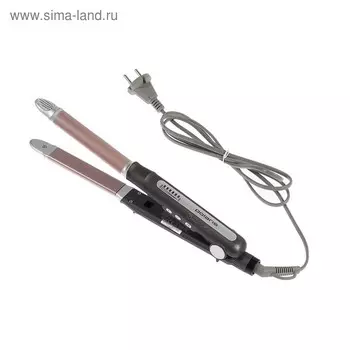 Стайлер Polaris PHS 2210KTi, 65 Вт, для моделирования, серо-розовый