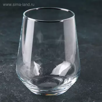 Стакан низкий Paabahe «Аллегра», 425 мл, стекло, прозрачный