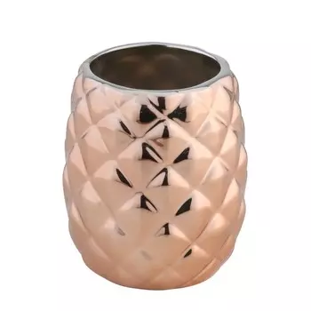 Стакан Axentia Copper, для ванной комнаты из доломита медного цвета, 9х10,5 см