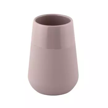 Стакан Axentia Nevada для ванной комнаты из темно-серой керамики, 7,5 см, высота 10 см