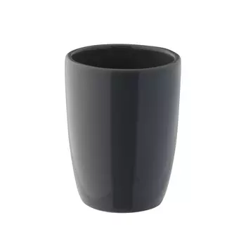 Стакан Axentia Pisa для ванной комнаты из серого доломита, 7,5, высота 10 см