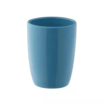 Стакан Axentia Pisa для ванной комнаты из голубого доломита, 7,5, высота 10 см