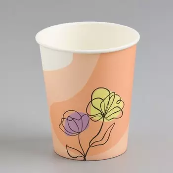 Стакан бумажная "Бабочка" 250 мл