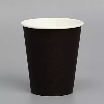 Стакан бумажный "Черный" 250 мл